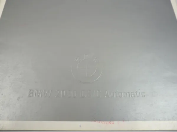 BMW 2000 CS C Automatik Coupe Vorstellung technische Daten 1967 Prospekt