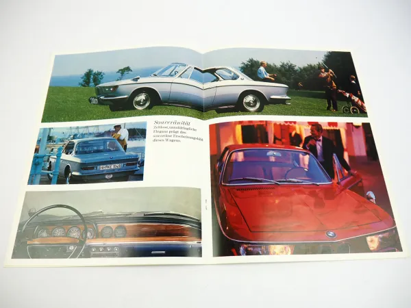 BMW 2000 CS C Automatik Coupe Vorstellung technische Daten 1967 Prospekt