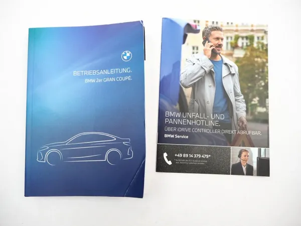 BMW 2er Gran Coupe F44 M235i 216 - 220 i/d Betriebsanleitung Bedienung 2/2022 Bordbuch DE