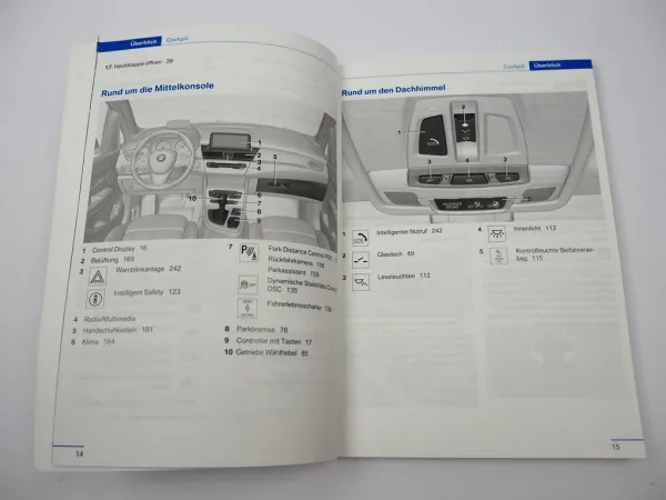 BMW 2er Gran Tourer F46 Betriebsanleitung Bedienung 2/2016 Bordbuch deutsch