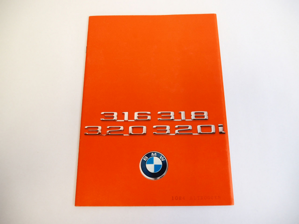 BMW 316 318 320 320i E21 PKW Technische Daten Prospekt 1976