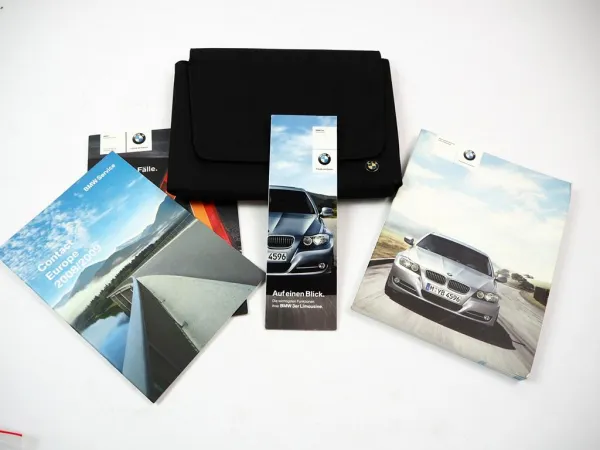 BMW 3er Limousine Touring E90 E92 Betriebsanleitung 8/2008 Bordmappe