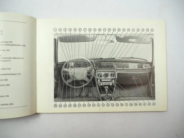 BMW 520 525 E12 Betriebsanleitung Bedienungsanleitung 1974