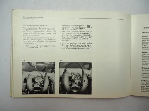 BMW 520 525 E12 Betriebsanleitung Bedienungsanleitung 1974