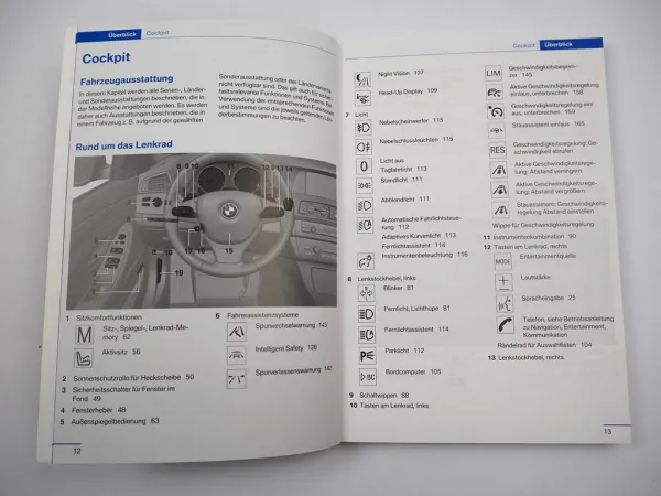 BMW 5er touring F11 520 - 535 550i M550 xDrive Betriebsanleitung Bedienung 2016