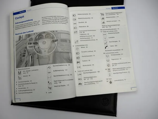 BMW 5er Touring F11 Betriebsanleitung Bedienungsanleitung 2012 Bordmappe Deutsch