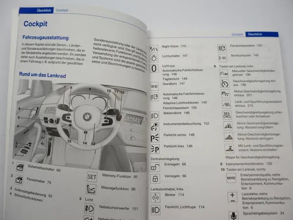 BMW 5er touring G31 520i 530i 540i M550d Betriebsanleitung Bedienung 10/2017 Bordbuch deutsch