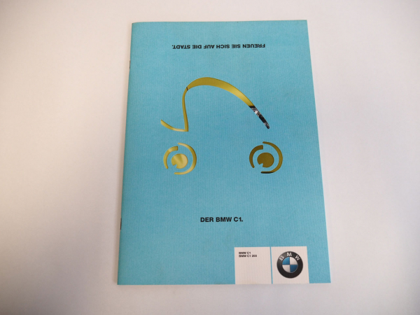 BMW C1 Motorroller Technische Daten Ausstattung Prospekt 2001