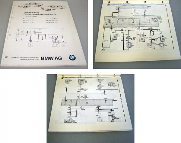 BMW E31 E34 E36 1994 Werkstatthandbuch Wegfahrsicherung