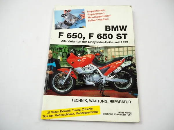 BMW F650 F650ST ab 1993 Reparaturanleitung Montage Inspektion Wartung Tuning