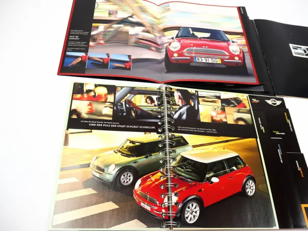 BMW MINI One Cooper / Cooper S Prospekte Preisliste Farben Ausstattung 2002