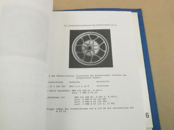 BMW R45 - R100 K1 K75 K100 TÜV Umrüstung Umrüstmöglichkeiten Freigaben ABE 1992