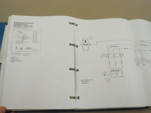 BMW R50 - R100 K100 RS RT K75c/s Schaltpläne 1969 - 1988 Stromlaufpläne Elektrik
