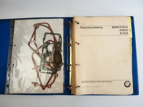 BMW R50 R60 R75 5 Motorrad Reparaturanleitung Werkstatthandbuch 1969