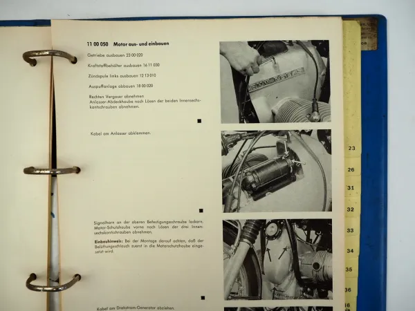 BMW R50 R60 R75 5 Motorrad Reparaturanleitung Werkstatthandbuch 1969
