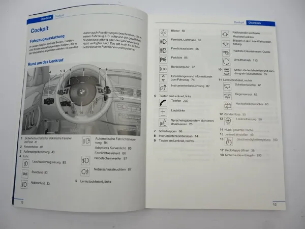 BMW X1 E84 Betriebsanleitung Bedienungsanleitung 6/2014 Bordbuch deutsch