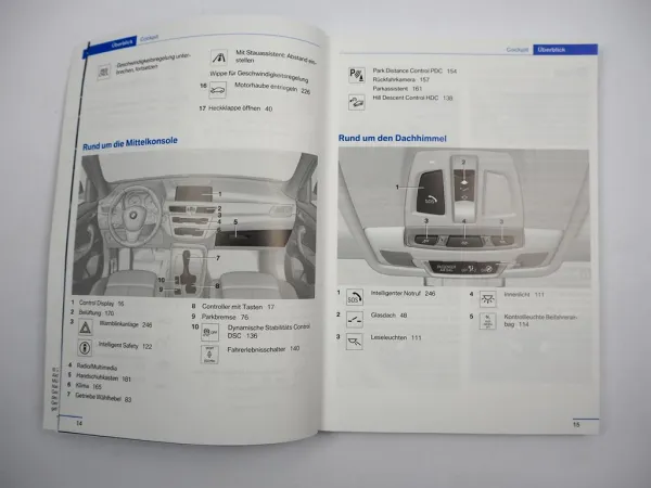 BMW X1 F48 Betriebsanleitung Bedienungsanleitung 2016 Bordbuch deutsch