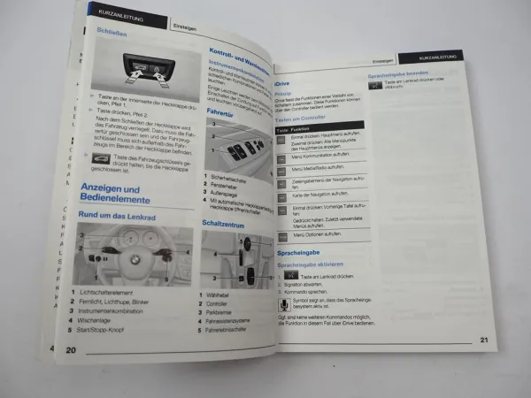 BMW X1 F48 Betriebsanleitung Bedienungsanleitung 6/2020 Bordbuch deutsch