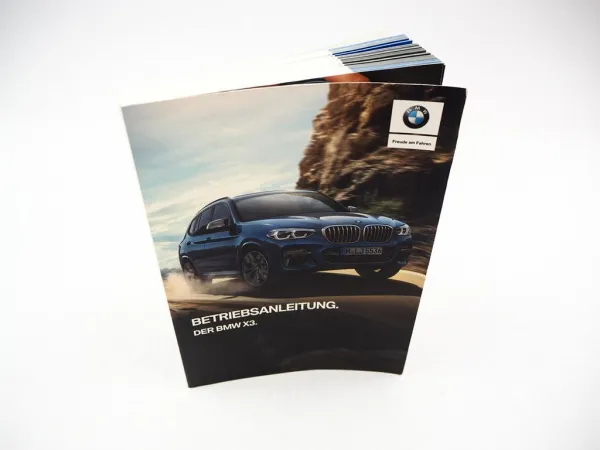 BMW X3 G01 xDrive sDrive M40i Betriebsanleitung Bedienung Oktober 2018 Bordbuch