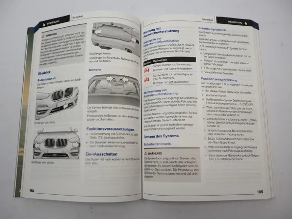 BMW X3 G01 xDrive sDrive M40i Betriebsanleitung Bedienung Oktober 2018 Bordbuch