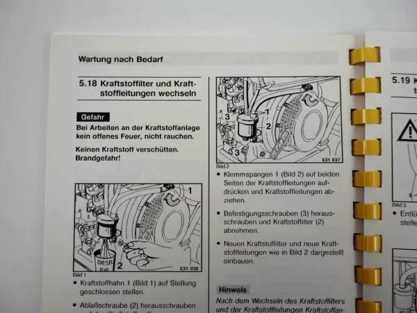 Bomag BPR15 45D Vibrationsplatte Betriebsanleitung Wartung Ersatzteilliste 1992