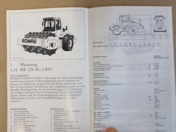 Bomag Erdbau Deponiebau Compact Produktübersicht und Daten Walzen Stampfer