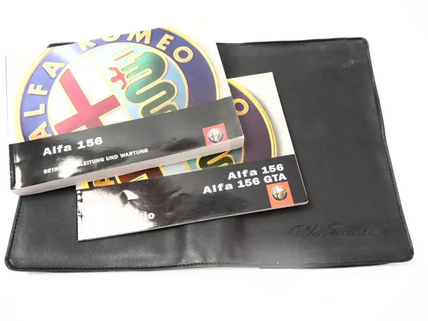 Bordmappe Alfa Romeo 156 Betriebsanleitung Bedienungsanleitung 9 / 2004