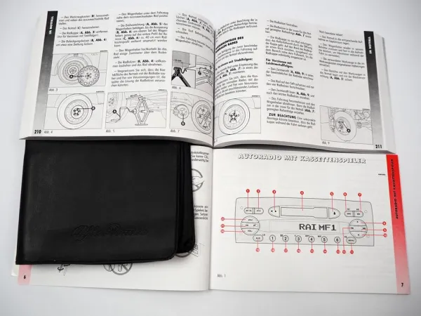 Bordmappe Alfa Romeo 156 Betriebsanleitung Bedienungsanleitung 9 / 2004