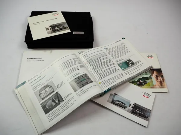Bordmappe Audi A6 Avant C6 4F Betriebsanleitung & MMI Infotainment 9/2008 DE
