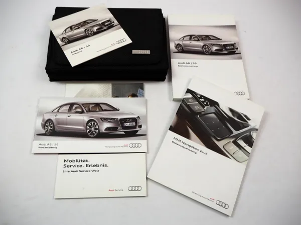 Bordmappe Audi A6 C7 4G S6 Betriebsanleitung & MMI inkl allroad Avant 5/2012 DE