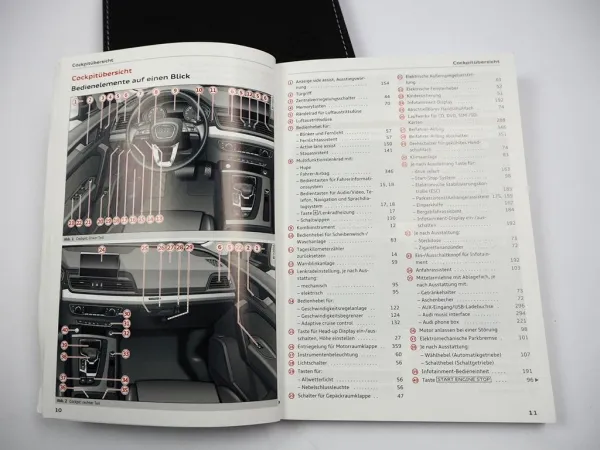 Bordmappe Audi Q5 Betriebsanleitung Bedienungsanleitung 5/2016