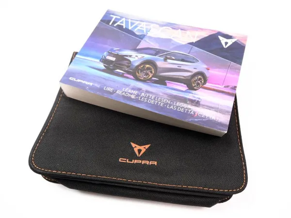 Bordmappe Cupra TAVASCAN Betriebsanleitung 11/2024 Readme Leame Les Dette Czytaj