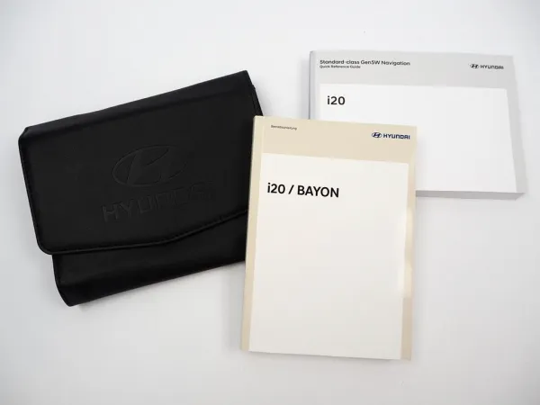 Bordmappe Hyundai i20 Bayon BC3 Betriebsanleitung August 2025 Bordbuch DEUTSCH
