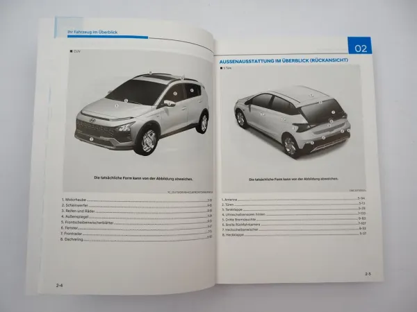 Bordmappe Hyundai i20 Bayon BC3 Betriebsanleitung August 2025 Bordbuch DEUTSCH