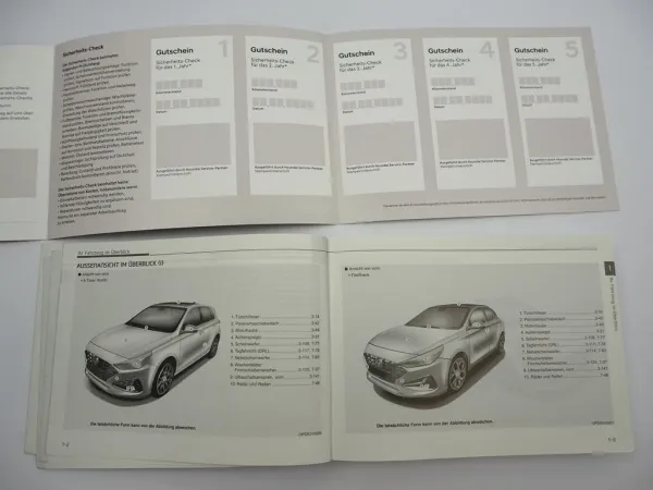 Bordmappe Hyundai i30 Betriebsanleitung 2022 Bedienungsanleitung Deutsch