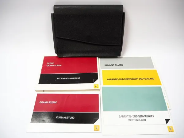 Bordmappe Renault Grand Scenic JZ1V Betriebsanleitung Bedienungsanleitung 2009