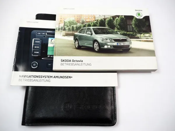 Bordmappe Skoda Octavia 2 1Z Betriebsanleitung Facelift Handbuch Deutsch 11/2011
