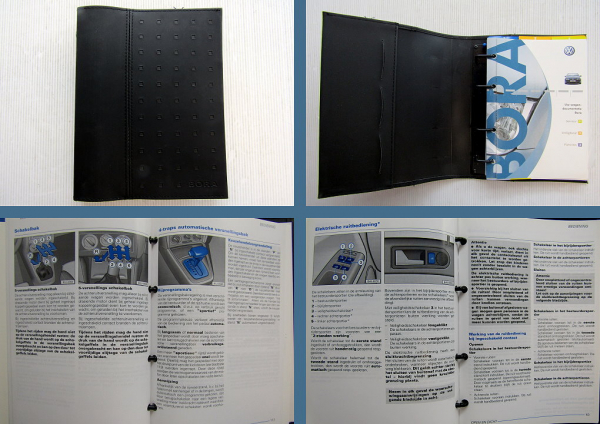 Bordmappe VW Bora Bediening Instructieboekje 2002 Handleiding