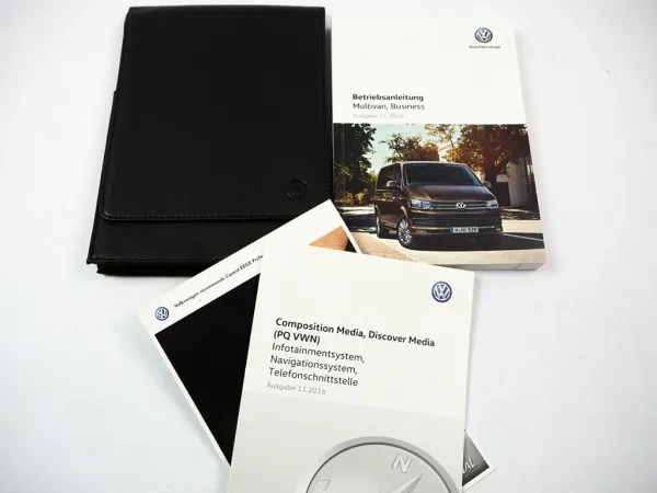 Bordmappe VW Multivan Business Transporter T6 Betriebsanleitung Bedienung 2016