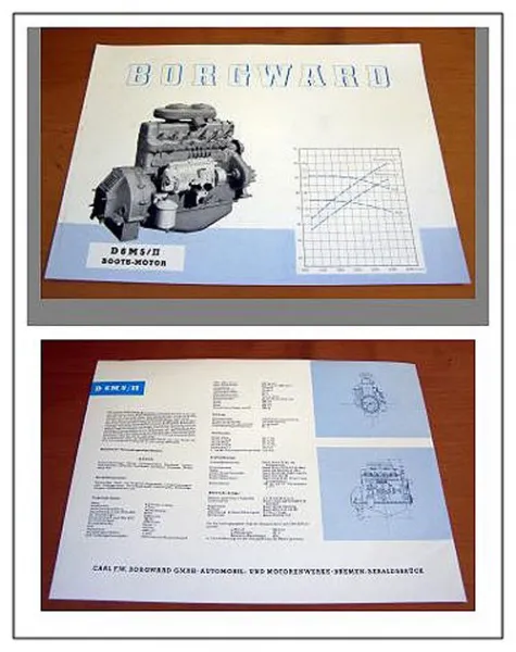 Borgward Hansa Lloyd D6M5/II Bootsmotor Prospekt