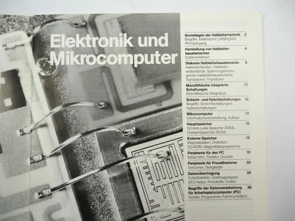 Bosch Elektronik und Mikrocomputer Schulungshandbuch 1987
