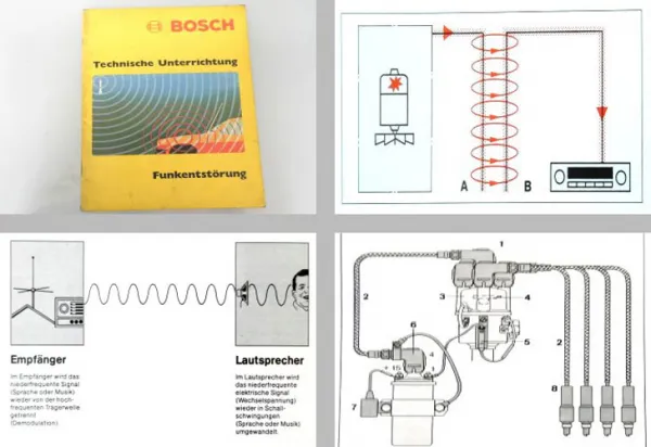 Bosch Funkentstörung Schulung Technischer Unterrichtung 1978