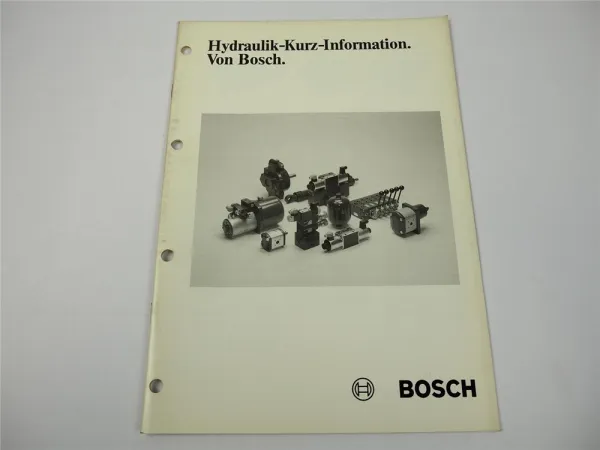 Bosch Hydraulik Kurz Information zb für Still Gabelstapler Stand 1981