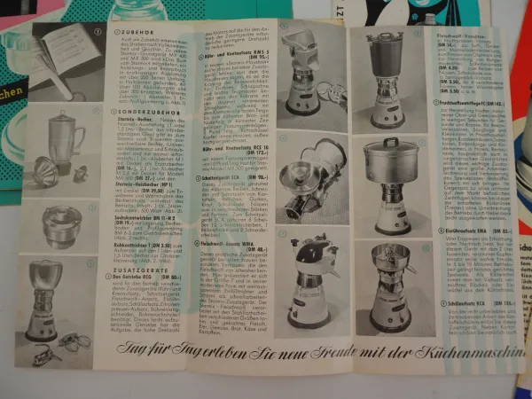 Bosch Juwel Starmix Bauknecht Küchenmaschine Mixer Prospekte Reklame