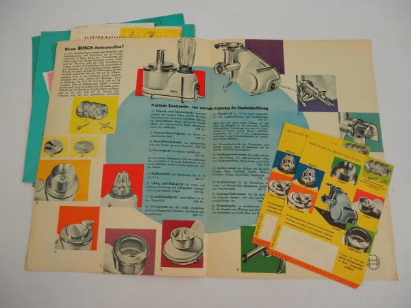 Bosch Juwel Starmix Bauknecht Küchenmaschine Mixer Prospekte Reklame