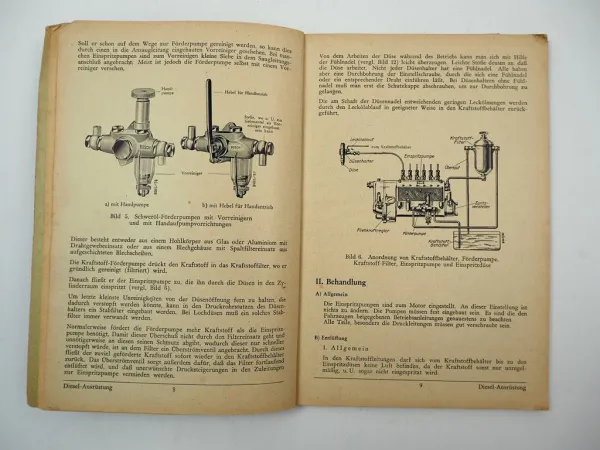 Bosch Leitfaden Einspritzausrüstung für Dieselmotoren Bremsen Handbuch 1940