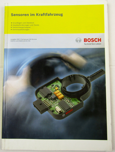 Bosch Sensoren im Kraftfahrzeug Schulungshandbuch Werkstatthandbuch 2007