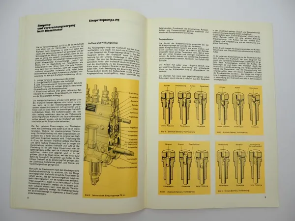 Bosch Technische Unterrichtung Diesel Einspritzausrüstung Teil 1 1973