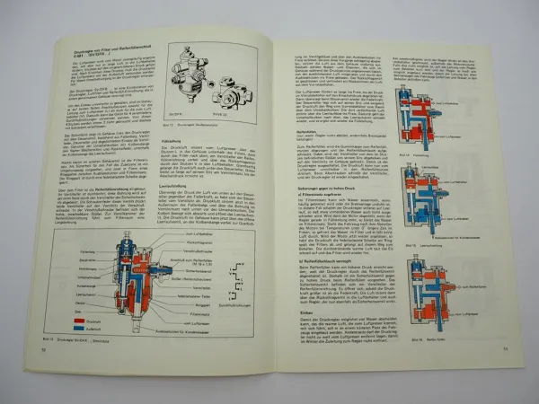 Bosch Technische Unterrichtung Fremdkraft Druckluftbremsanlagen 1971 Schulung