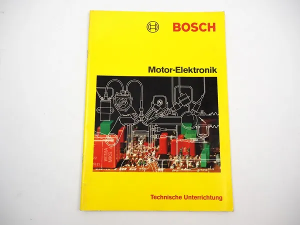 Bosch Technische Unterrichtung Motor Elektronik Motronic Jetronic Steuerung 1983